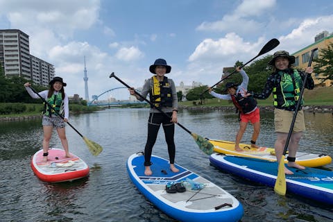 【東京・江東区・SUP】初心者歓迎！丁寧なレッスンで楽しくSUPをマスターしよう（午前コース）