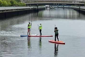 東京・江東区・SUP】初心者歓迎！汐浜運河でSUP体験！日本スタンド