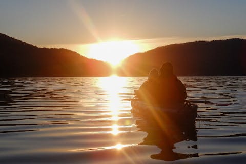 【栃木・日光・カヌー】≪ご来光 5時≫　日光中禅寺湖で絶景のカヌーツアー　少人数・貸し切り・写真付き