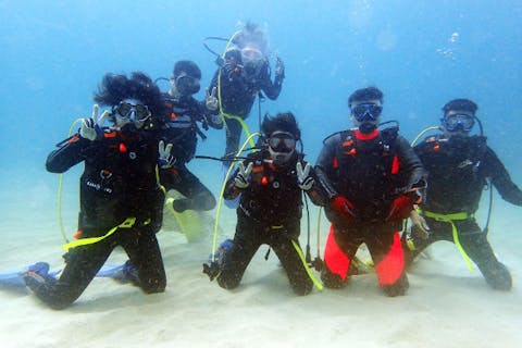 【山口・長門・体験ダイビング】ビーチエントリー！美しい日本海で体験ダイビング