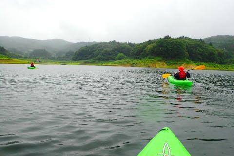 岩手・田瀬湖・カヤック】初心者の方にお勧め！のんびり半日カヤック