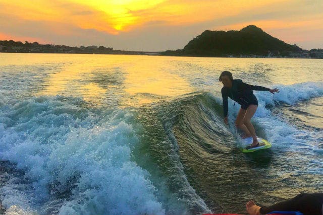 福岡・遠賀・ウェイクサーフィン】北九州の海を満喫！ウェイク