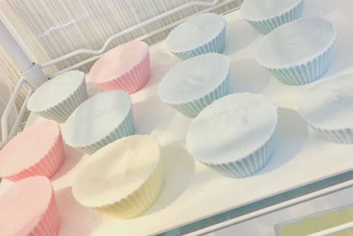 福島県 福島市 手作り石鹸 見た目もかわいい カップケーキ石けん作り 4個 アソビュー