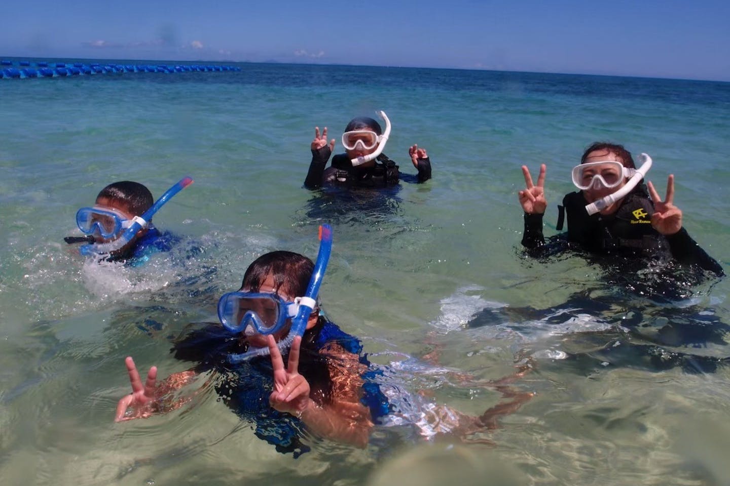 【沖縄・本島北部・シュノーケリング】ビーチスノーケリングコース 午前1組 午後1組限定開催！写真撮影プレゼント｜アソビュー！