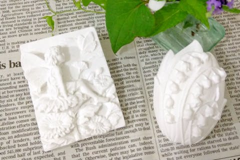 【神奈川・逗子・手作り雑貨】石膏で作る小さなオブジェ・アロマストーン制作体験