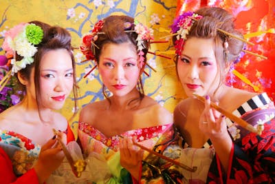 東京・新宿三丁目・花魁体験】女優気分で撮影！「竹プラン」で気軽に