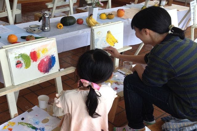【熊本・南阿蘇村・絵画教室】お子様や初心者さんも大歓迎！気軽に体験できる油絵教室