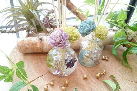 【京都市・フレグランスハーバリウム】四条駅から徒歩3分！お買い物や観光とあわせてお気軽体験！香りも選べる大人気のフレグランスハーバリウム