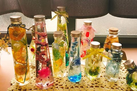 【奈良・奈良市・ハーバリウム】初めてでも安心！ハーバリウム&ハーバリウムボールペンづくり