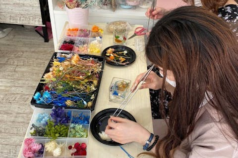 【奈良・奈良市・手作りキャンドル】LEDで安心して使える！ボタニカルキャンドルホルダーづくり