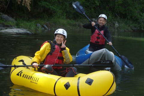 【半日・吉野川】ダッキーツアー（写真付）ど迫力・爽快感◎！自分の力で流れをクリアしよう！