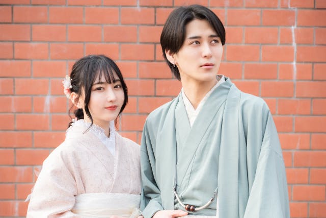 【神奈川・横浜みなとみらい・着物レンタル】大人気レトロプレミアム★ヘアセット付き！アンティーク着物をエレガントに♡