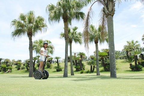 【セグウェイ・宮崎】宮崎ICから約20分！南国情緒たっぷりの広〜い芝生で気軽に初体験！