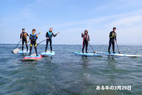 【大分・糸ヶ浜・SUP】＜10/26～翌春のサップ＞スクールの後は自由にSUPを満喫！（2時間）+写真