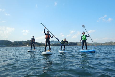 【大分・糸ヶ浜・SUP】祝卒業！学生限定のSUP体験（20分レクチャー＋自由に2時間）