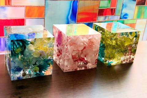 【福岡県・福岡市・ハーバリウム】クリスタルアートリウム＋ハーバリウム制作体験