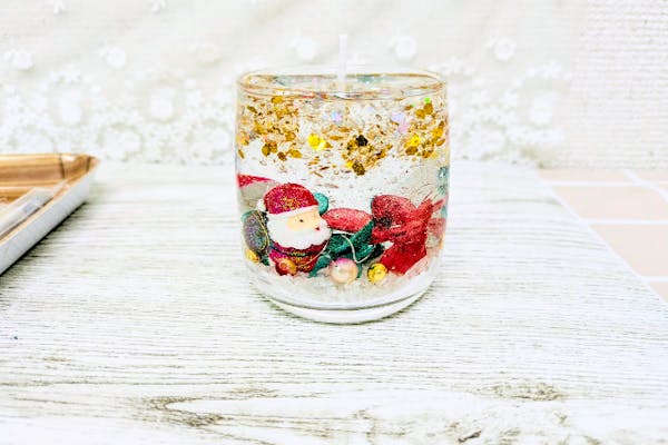 クリスマス企画！！きらきらXmasキャンドル制作です。オプションで