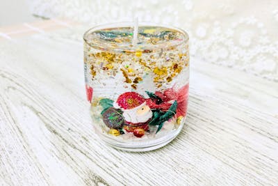 クリスマス企画！！きらきらXmasキャンドル制作です。オプションで