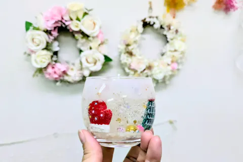 Xmasキャンドルを作ろう♪可愛いキャンドルで素敵なクリスマスを！オプションでキャンドルリングも同時制作可能