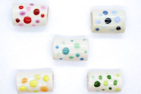 【大阪府・大阪市・絵付け】デザインは自由！「パイプ型箸置き」の七宝絵付け体験