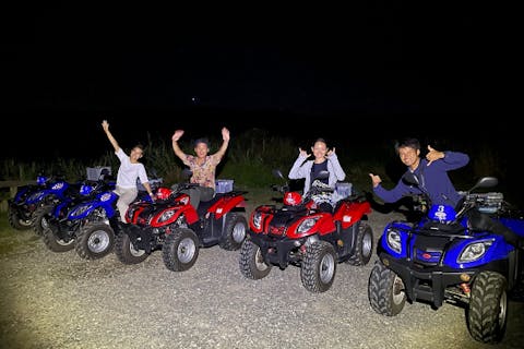 【鹿児島・奄美大島・四輪バギー】4輪バギーで行く！ナイトアドベンチャーツアー