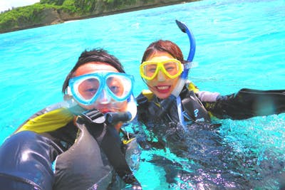 ジャングリア沖縄に近い本部町でシュノーケリング】水納島や瀬底島で泳