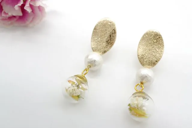 佐賀 唐津 手作りアクセサリー 美しさ際立つ花びらアレンジ アクセサリー制作 アソビュー