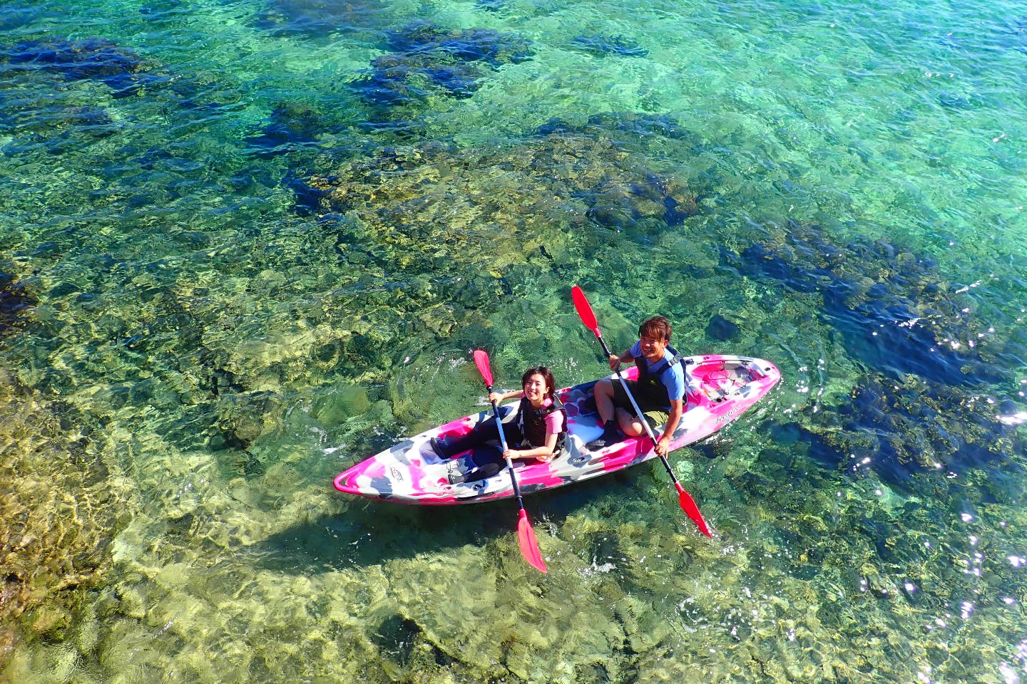 ＜地域クーポン対応＞【沖縄・宮古島・SUP】絶景ビーチと神秘の鍾乳洞で、SUP＆ケイビング＆カヌー
