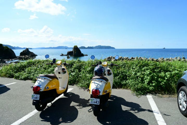 山口 萩 乗り物レンタル 8時間 バイクで爽快な旅に出よう 原付バイクレンタル アソビュー