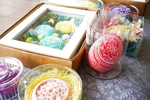 【宮崎・新富町・ソープカービング】細かい模様も彫れる！華やかなソープカービング体験