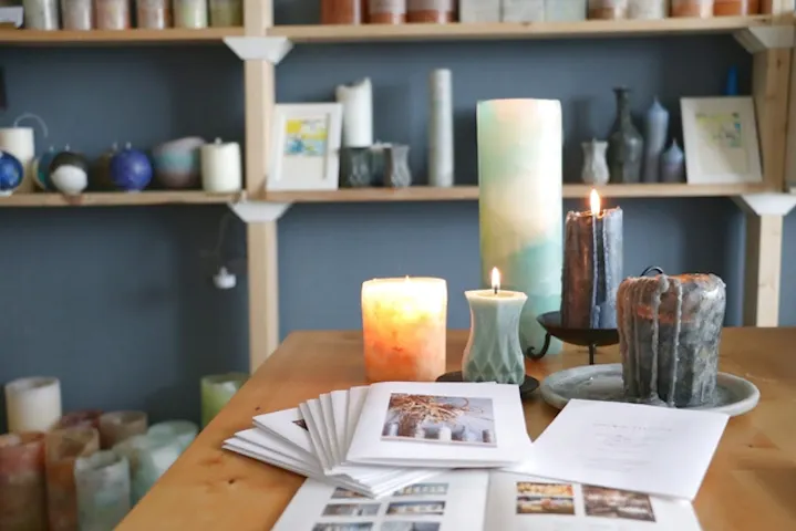 鹿児島県 鹿児島市 手作りキャンドル 色味と香りを楽しむヒュッゲボトル 1個 アソビュー