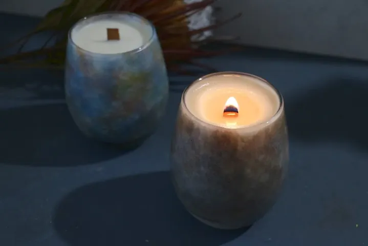 鹿児島県 鹿児島市 手作りキャンドル 色味と香りを楽しむヒュッゲボトル 1個 アソビュー