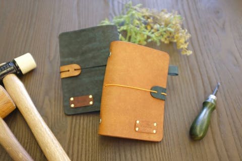 【東京・蔵前・レザークラフト】高級イタリアンレザーで作る、文庫カバー（1個）※11月2日(日)をもって終了