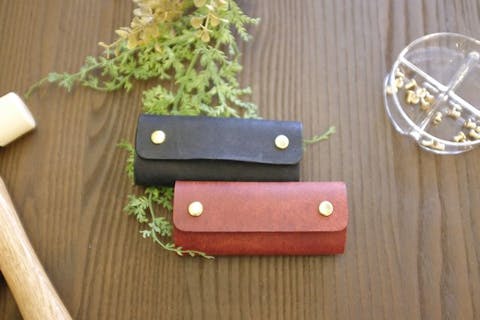 【東京・蔵前・レザークラフト】プレゼントにもオススメ！4連キーケース（1個）※11月2日(日)をもって終了