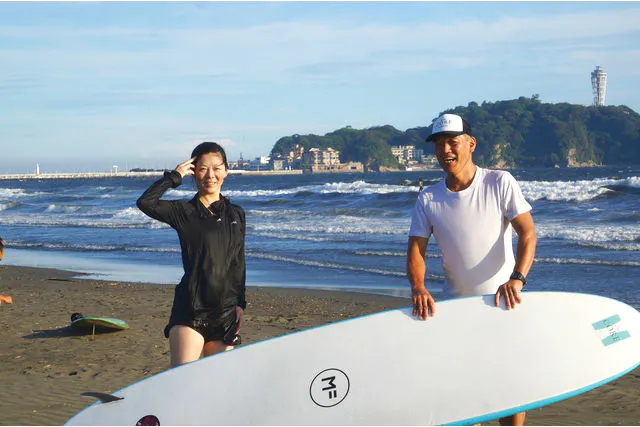神奈川 藤沢 サーフィン体験 シニアの方のチャレンジを応援 マンツーマンサーフィンレッスン アソビュー