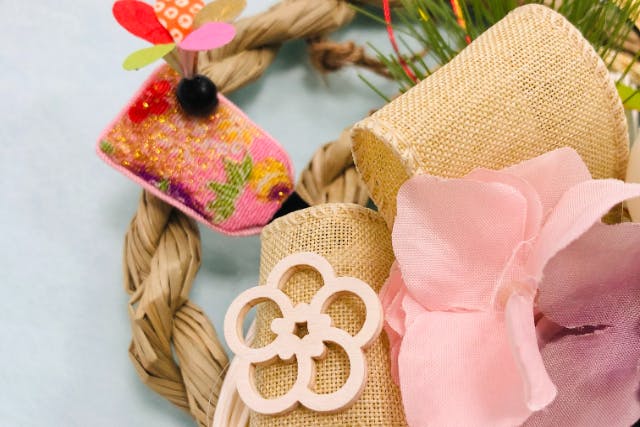 【宮城・仙台・しめ縄飾り作り】お洒落なしめ縄飾りを作りましょう♪