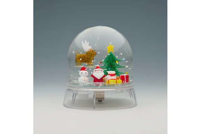 大阪府 大阪市 手作りスノードーム Ledライトで光る スノードーム 1個 アソビュー