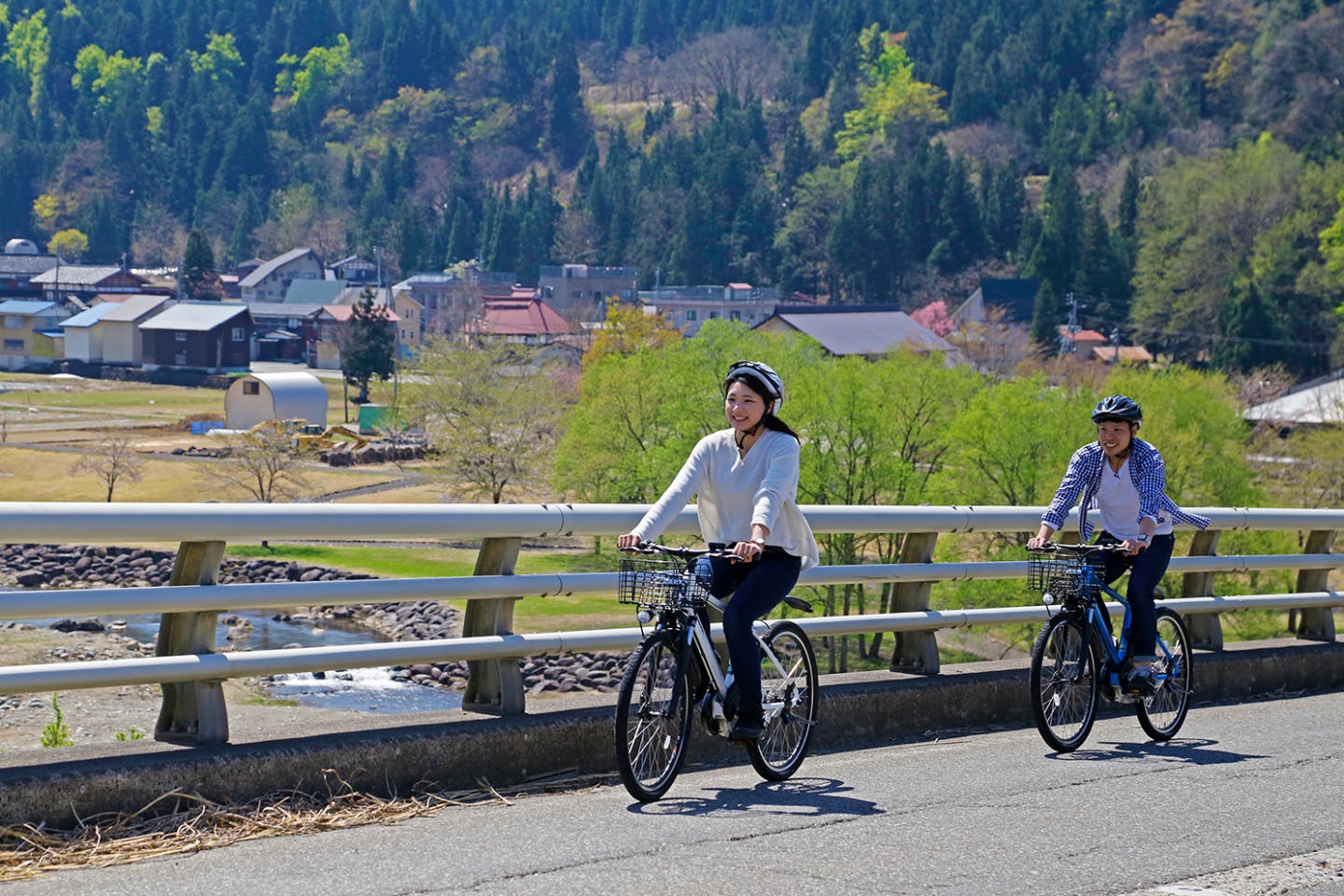 【新潟・十日町・レンタサイクル】電動自転車で里山サイクリング！十日町駅集合プラン