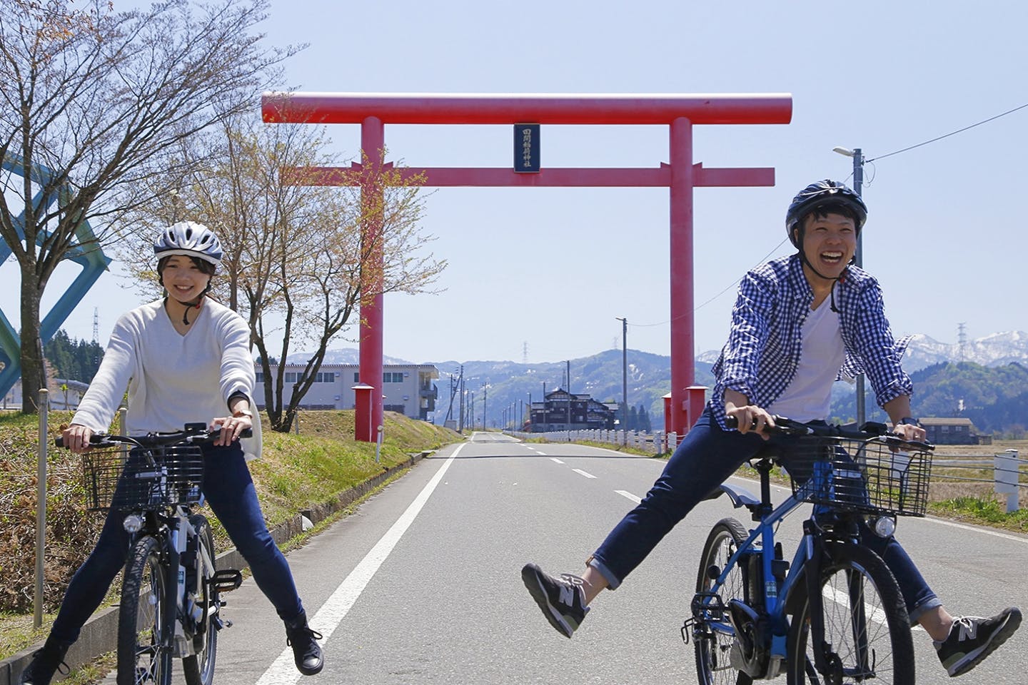 【新潟・松代・レンタサイクル】おしゃれな電動自転車で里山を快走！松代集合プラン