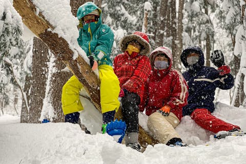 【長野・白馬・スノーシュー】うさぎの森の白銀スノーシューツアー（ホットドリンク付き）