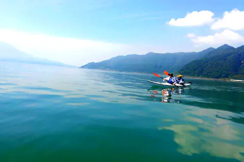 【鹿児島・姶良・カヤック】桜島を見ながら重富海岸でシーカヤック！ビギナーコース