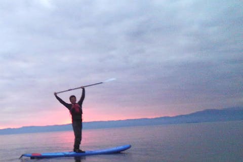 【鹿児島・姶良・SUP】今までにないワクワク体験を味わおう！SUPでフィッシング