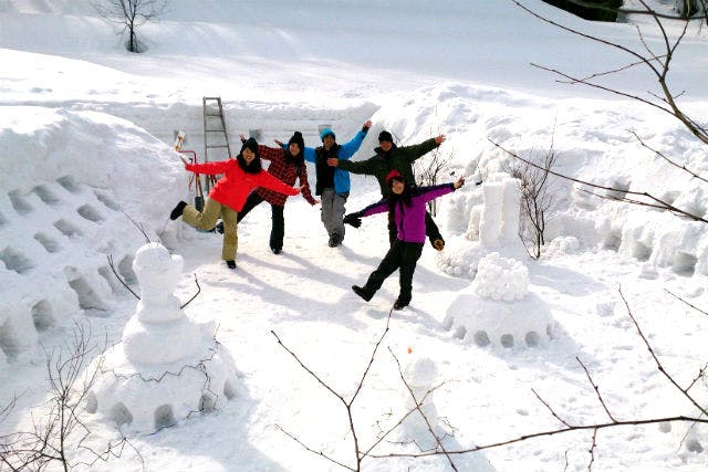 新潟 上越 雪遊び 雪と暮らしを楽しもう 冬の豪雪地で雪遊び体験プラン アソビュー