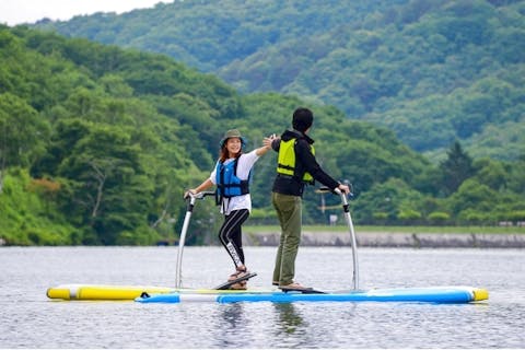 【長野・白樺湖・SUP】カリフォルニア発ステップSUP＆カヌー2時間30分コース