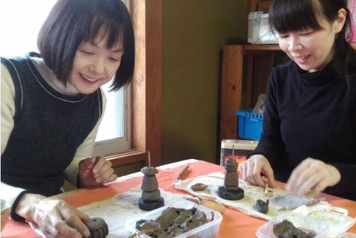 新潟県 新潟市 陶芸体験 カラー陶土でかわいい人形を作ろう 陶塔ドール 1個 アソビュー