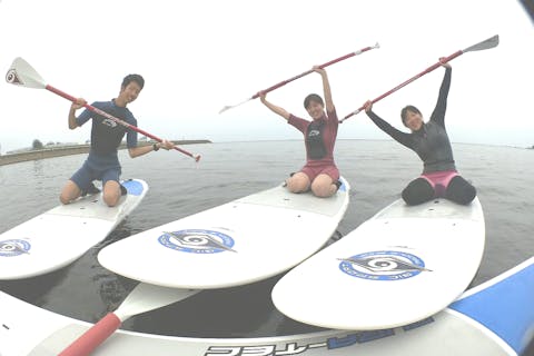 秋田 男鹿 Sup 海と空の間で自然を思いっきり満喫 スタンダップパドルボート アソビュー