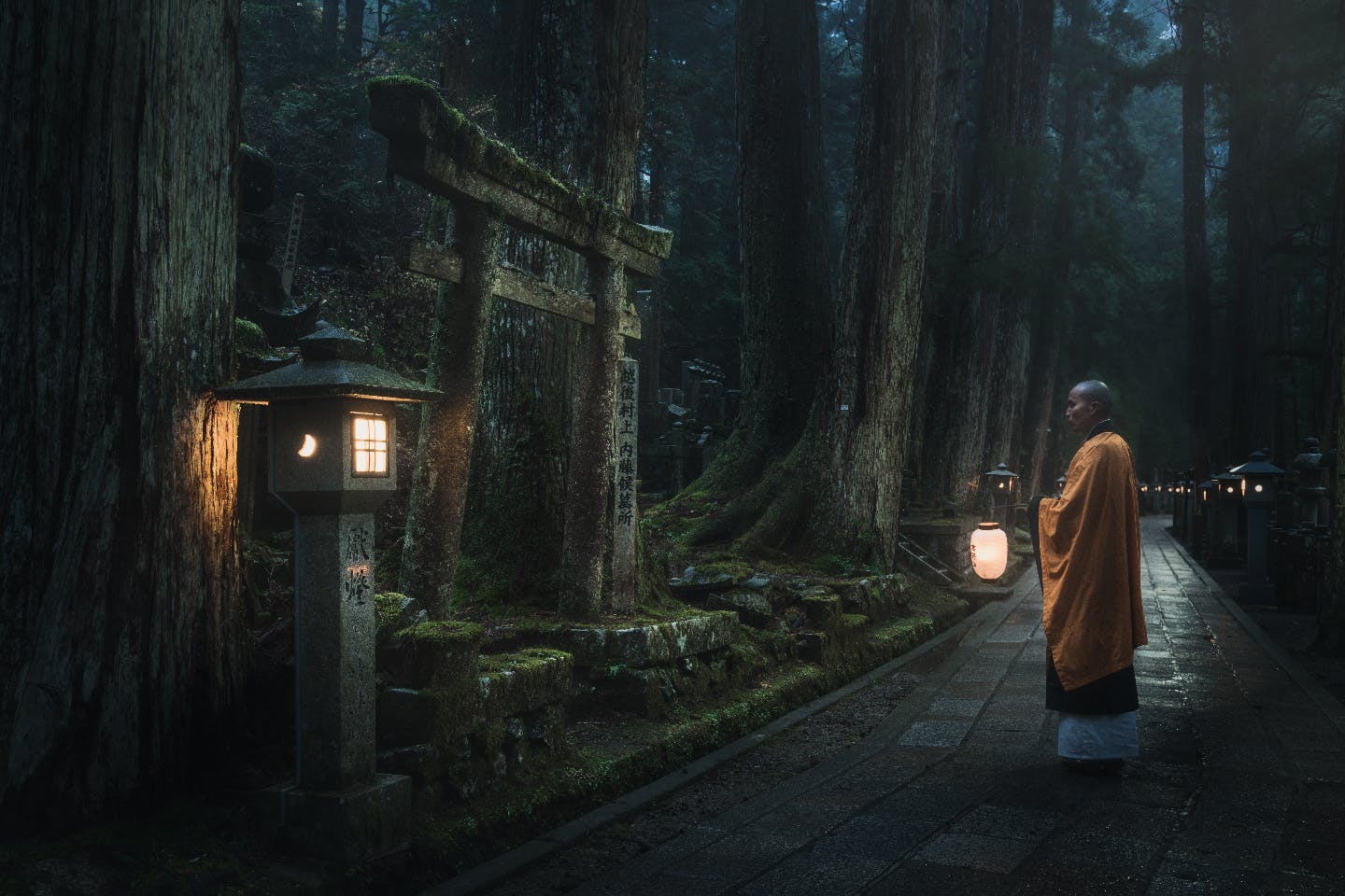 【和歌山・高野山・ナイトツアー】高野山在住の僧侶や案内人がご案内！夜の奥之院ツアー