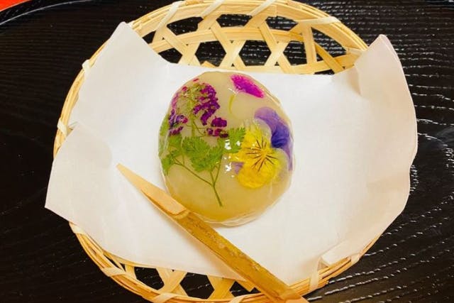 【京都市・お菓子作り】キラキラと輝くお菓子を作ろう！花和菓子（2個）