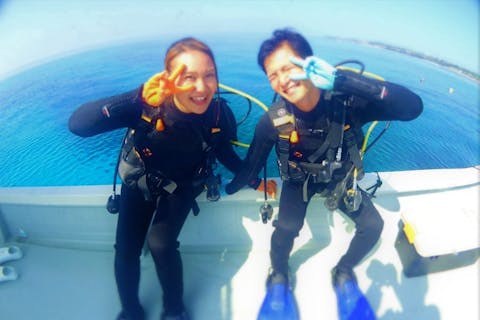 【沖縄・伊江島・体験ダイビング】透明度抜群の秘境の地「伊江島」で体験ダイビング！（体験写真付き）