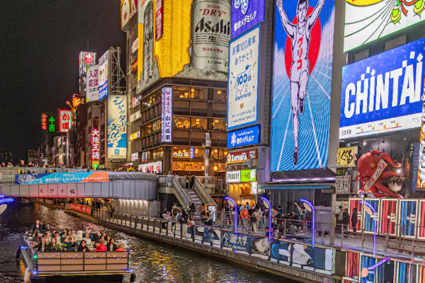 大阪・道頓堀】大阪観光の定番！ワンちゃんもOK！！道頓堀クルーズ（20